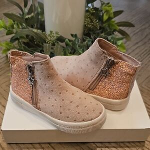 Glitter Star Zip Up Boots Size 8